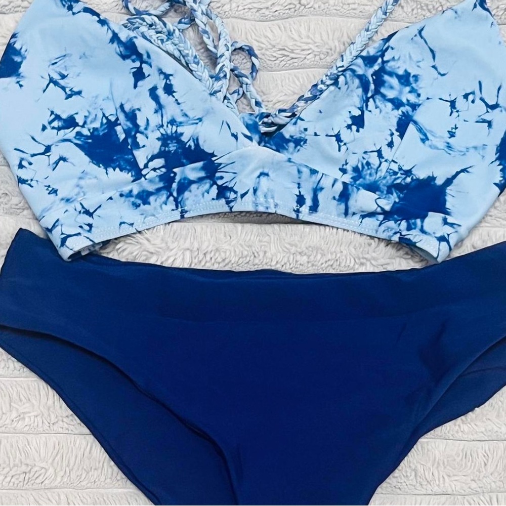Blue bikini